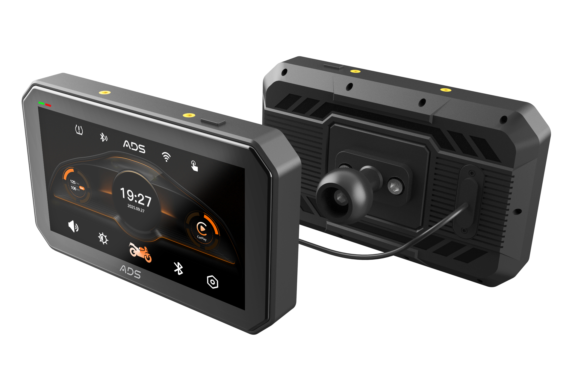 Buy 5-Inch Wireless Motorcycle CarPlay Display - Waterproof & Smart