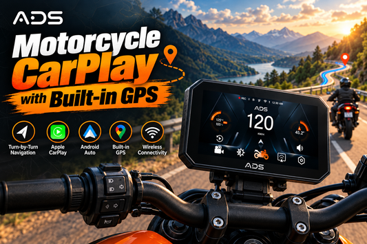 Motorcycle CarPlay with GPS: Built-in GPS vs CarPlay | ADS