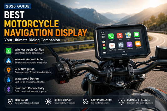 Best Motorcycle Navigation Display in 2026 | CarPlay & Android Auto Guide - ADS Shop