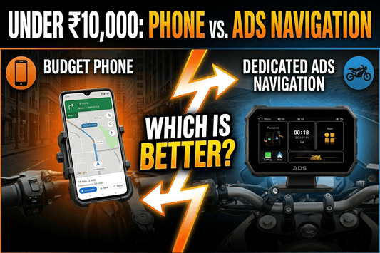 Under ₹10,000: Phone or Bike Navigation Device — Which Is Better for Riders? - ADS Shop