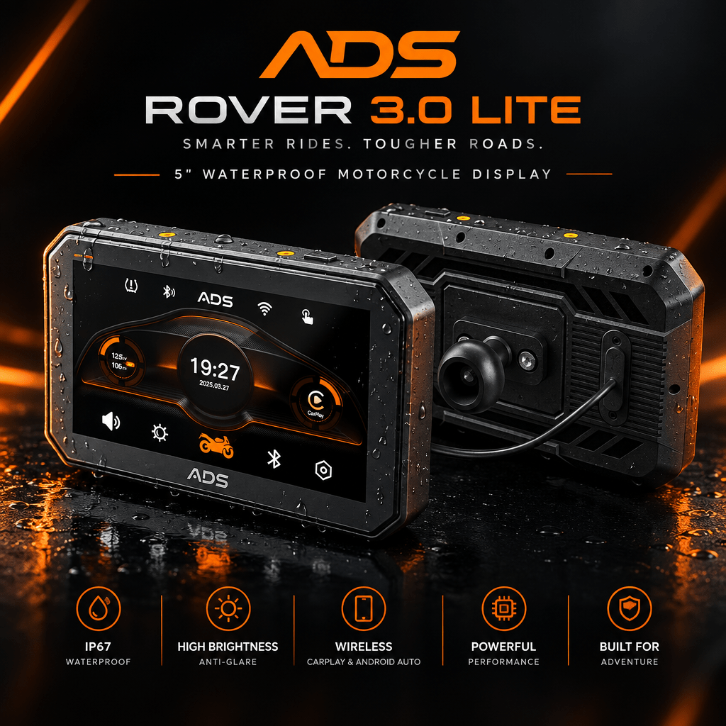 Buy 5-Inch Wireless Motorcycle CarPlay Display - Waterproof & Smart