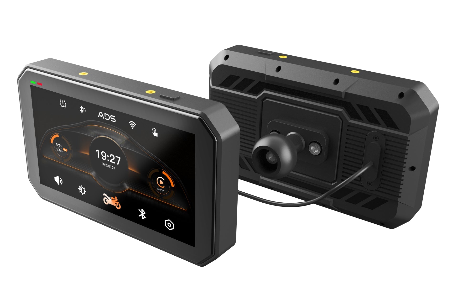 Buy 5-Inch Wireless Motorcycle CarPlay Display - Waterproof & Smart