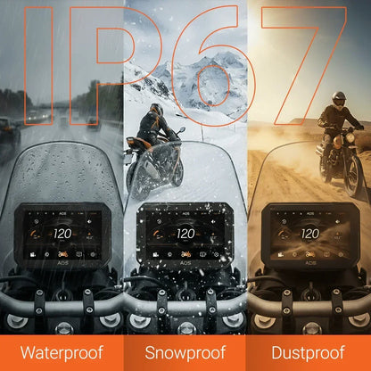 ADS Rover 3.0 lite - 5" Motorcycle CarPlay Display with BSD, TPMS & 2K Dashcam - ADS Shop
