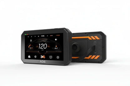 ADS Rover 3.0 Pro - 5" Motorcycle CarPlay Display with BSD, TPMS & 2K Dashcam - ADS Shop