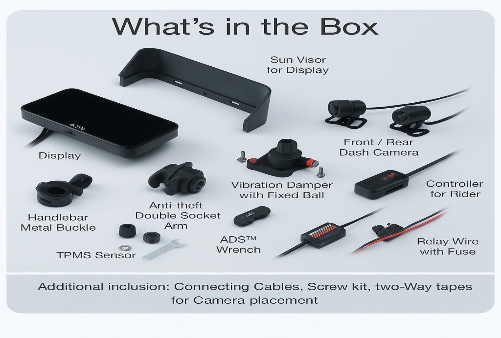 ADS ROVER Pro 6.25” Motorcycle CarPlay & Android Auto Display - ADS Shop