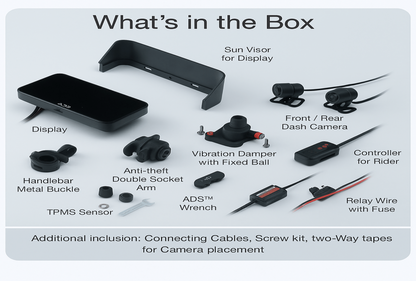ADS ROVER Pro 6.25” Motorcycle CarPlay & Android Auto Display - ADS Shop
