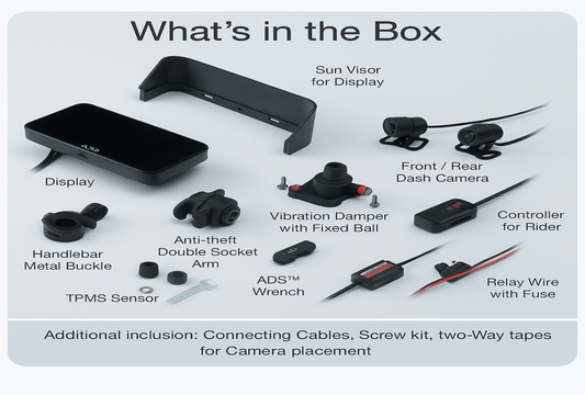 ADS ROVER Pro 6.25” Motorcycle CarPlay & Android Auto Display - ADS Shop