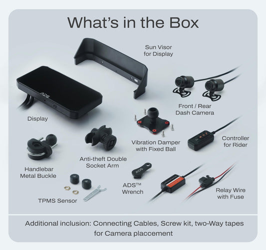 ADS ROVER Pro 6.25” Motorcycle CarPlay & Android Auto Display - ADS Shop